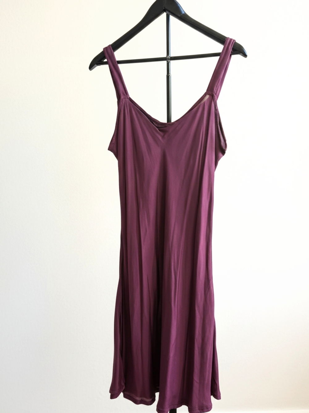 VTG Sterling Styles Women's Plum Artsilk Slip Dress